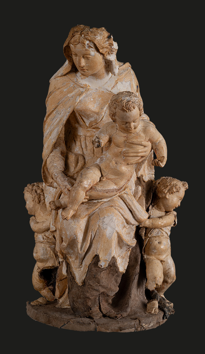 Madonna col Bambino e due putti, Jacopo Sansovino, 1532